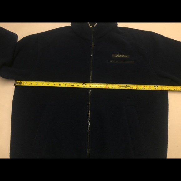 Sold❌90s Ralph Lauren fleece jacket L Chaps - Picture 7 of 8